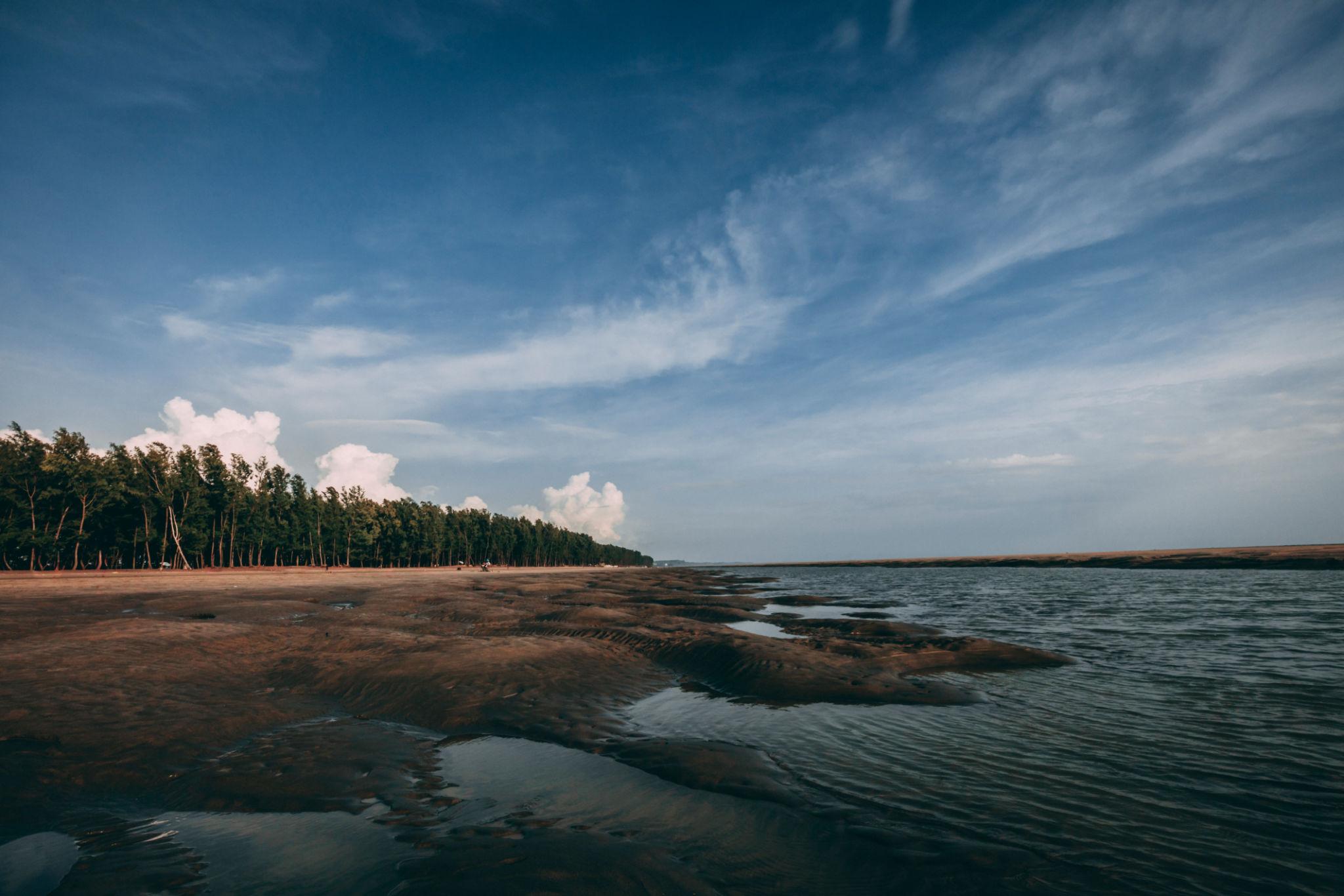 Beach tidal pools