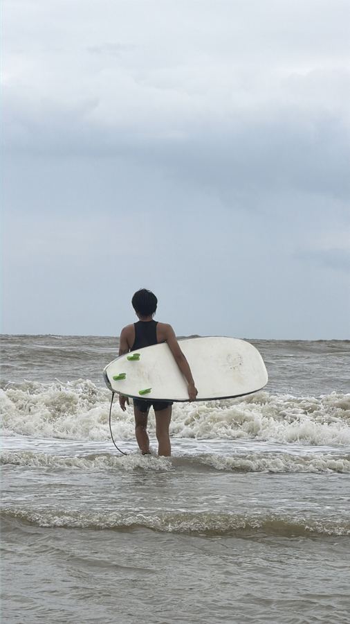 Heading out with a board