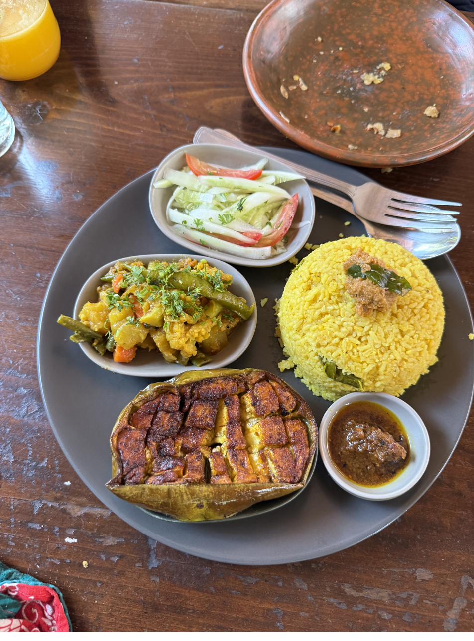 Local Bengali meal